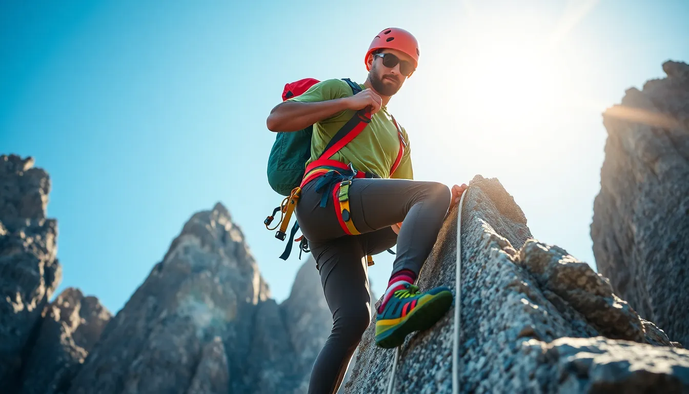 sport climbing gear